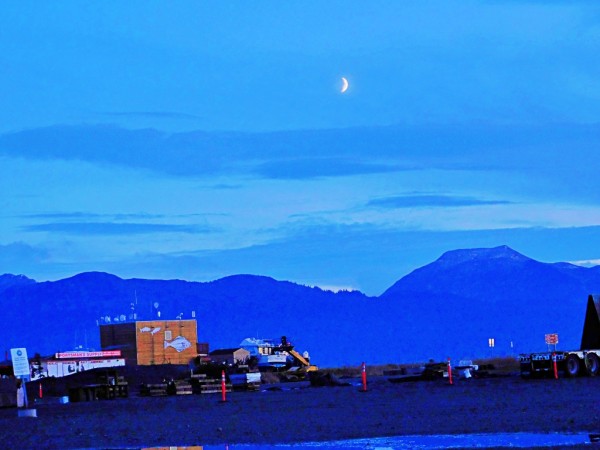 Homer Spit Moon by 151 West